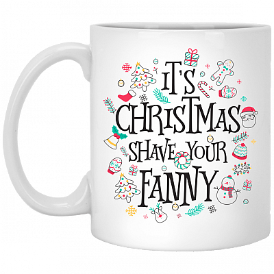 It's Christmas Shave Your Fanny Happy Father's Day From Your Swimming Cham-pion Ceramic Coffee Mug - Beer Stein