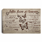 Letter From Heaven Gallery Wrapped Framed Canvas Prints - Unframed Poster - Home Decor Wall Art