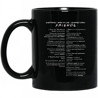 11 oz. Black Mug