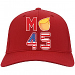 M Peach 45 Hat Impeach Trump 45 Twill Cap Snapback Hat - Impeach The MF 8645 Trucker Hat Beanie Knit Cap