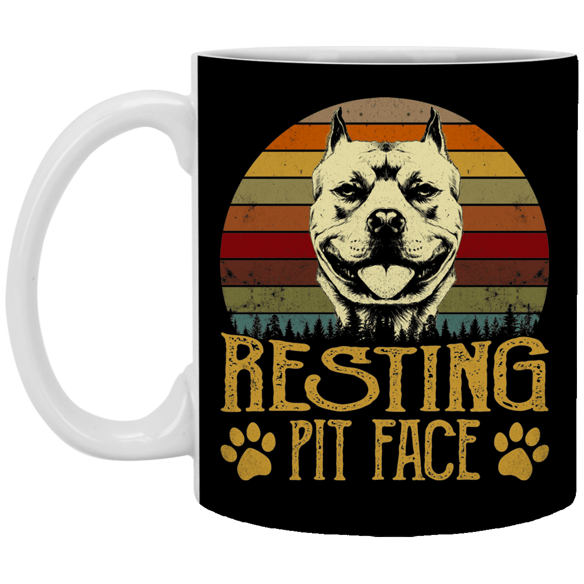 pitbull mom mug