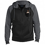 Boxer Lover Premium Full-Zip Hooded Jacket - Fleece Letterman Jacket