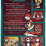To My Daughter Always Remember How Much I Love You Always Support Halloween Fleece Blanket - Sherpa Blanket