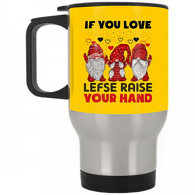 14 oz. Silver Travel Mug