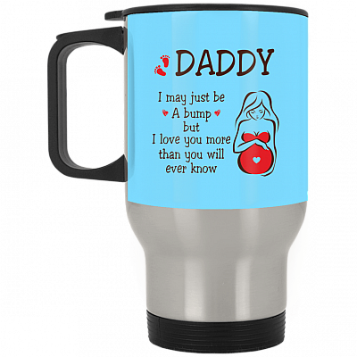 14 oz. Silver Travel Mug