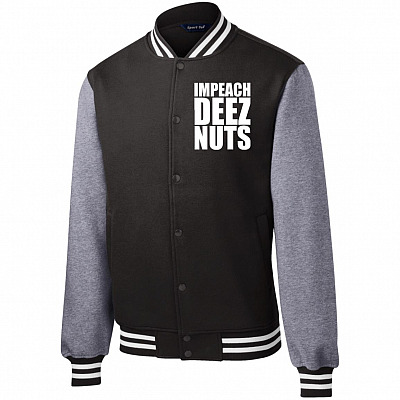 Fleece Letterman Jacket