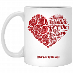 Happy Valentine From The Best Decision You Ever Made Coffee Mug - Travel Mug - Water Bottle