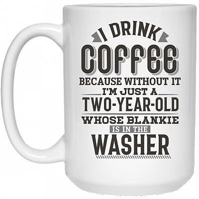 15 oz. White Mug