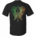 Angel Wing His Angel Print On Back T-Shirt