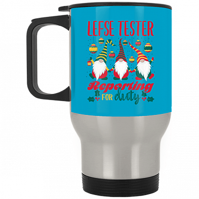 14 oz. Silver Travel Mug