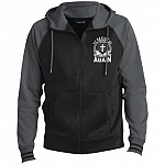 Ye Must Be Born Again Je-Sus Premium Full-Zip Hooded Jacket-Fleece Letterman Jacket