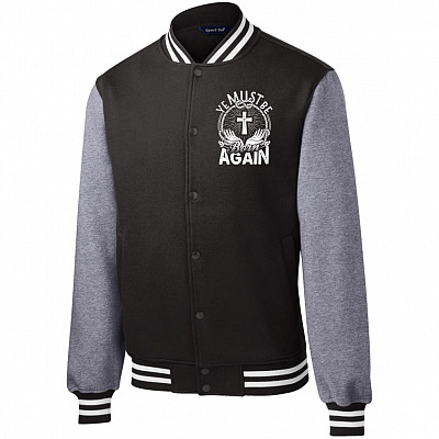 Fleece Letterman Jacket
