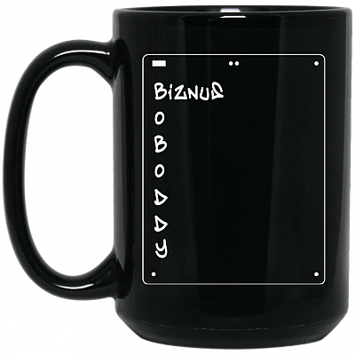 15 oz. Black Mug