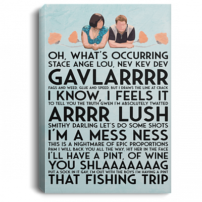 Oh What's Occurring Stace Ange Lou Framed Canvas - Unframed Poster - Funny Movie Wall Art