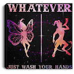 Fairy Or Satyr Whatever Just Wash Your Hands Framed Canvas - Unframed Poster