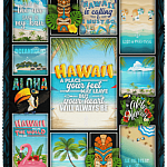 Hawaii A Place Your Feet May Leave But Your Heart Will Always Be Fleece Blanket - Sherpa Blanket