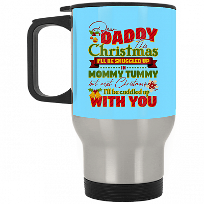 14 oz. Silver Travel Mug