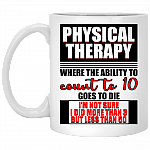Physical The-Rapy Where the Ability Ceramic Coffee Mug - Beer Stein - Water Bottle - Color Changing Mug