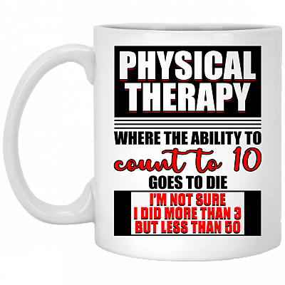 Physical The-Rapy Where the Ability Ceramic Coffee Mug - Beer Stein - Water Bottle - Color Changing Mug