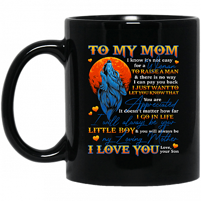 11 oz. Black Mug