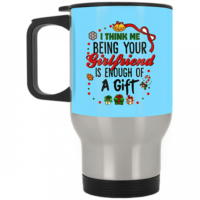 14 oz. Silver Travel Mug