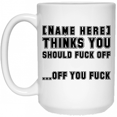 15 oz. White Mug