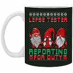 Lefse Tester Reporting For Duty Gnomie Coffee Mug - Beer Stein - Water Bottle - Color Changing Mug