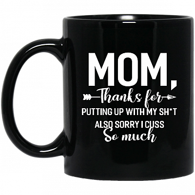 11 oz. Black Mug