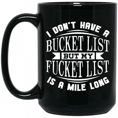 15 oz. Black Mug