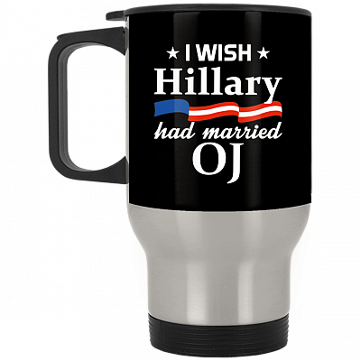 14 oz. Silver Travel Mug