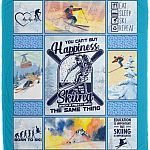 You Can't Buy Happiness but You Can Go Skiing Fleece Blanket - Sherpa Blanket
