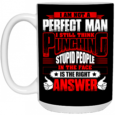 15 oz. White Mug