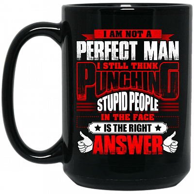15 oz. Black Mug