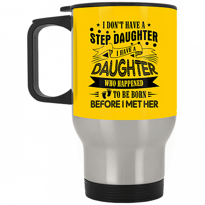 14 oz. Silver Travel Mug