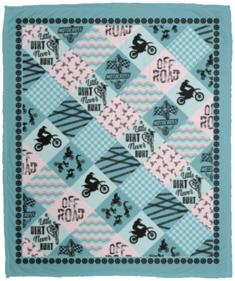 A Little Dirt Never Hurt Fleece Blanket - Premium Sherpa Blanket - Woven Blanket