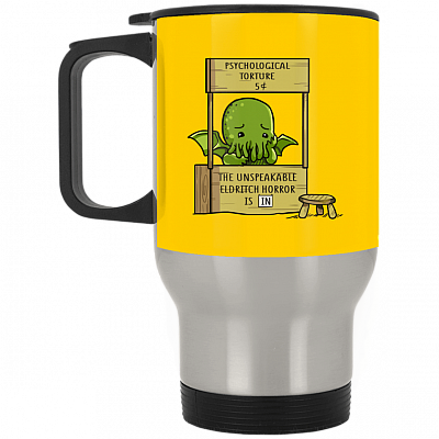 14 oz. Silver Travel Mug