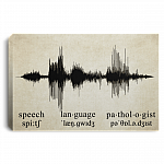 Speech Language Pathologist SPL Framed Canvas - Unframed Poster