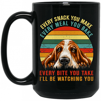 15 oz. Black Mug