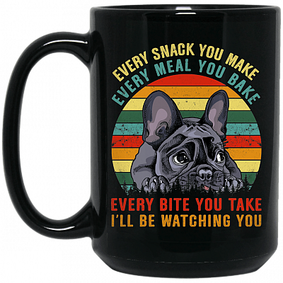 15 oz. Black Mug