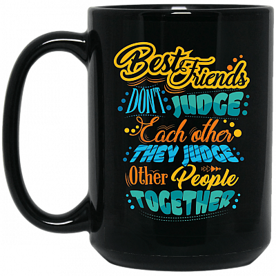 15 oz. Black Mug