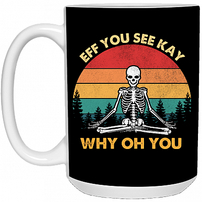 15 oz. White Mug