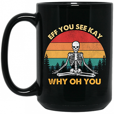 15 oz. Black Mug