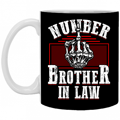 Number One Fuck-ing Brother In Law Coffee Mug - Beer Stein - Water Bottle - Funny Gift Mug for Brother