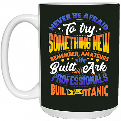 15 oz. White Mug