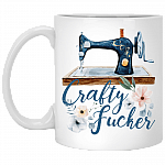 Crafty Fuck-er Ceramic Coffee Mug - Travel Mug - Beer Stein - Stainless Water Bottle