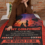 9VT. To My Girlfriend blanket mockup
