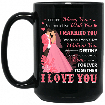 15 oz. Black Mug