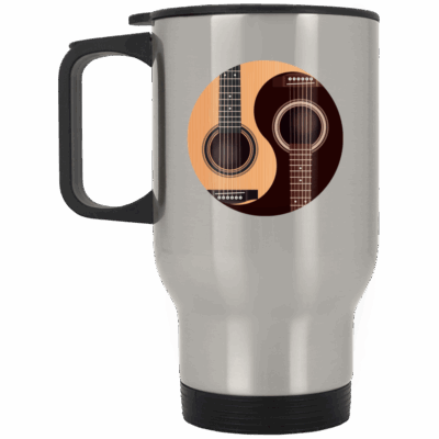 14 oz. Silver Travel Mug