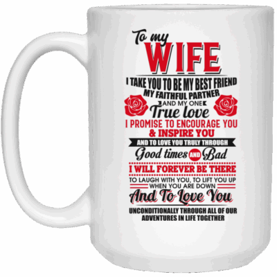 15 oz. White Mug