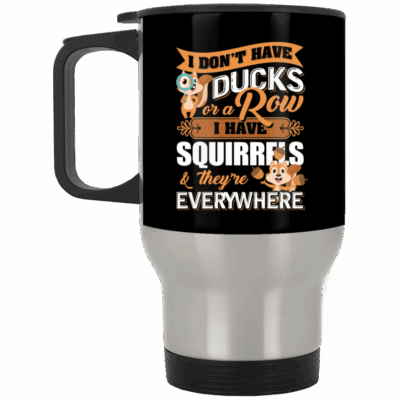 14 oz. Silver Travel Mug